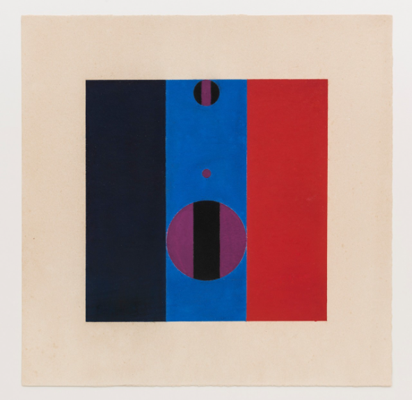 Helio Oiticica, goauche, 1955 