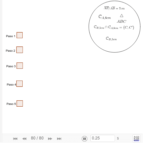GeoGebra Applet