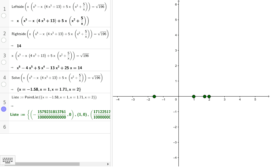 GeoGebra Applet