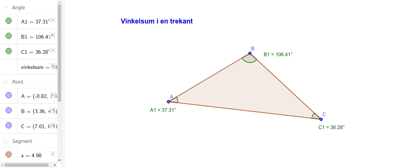 GeoGebra Applet