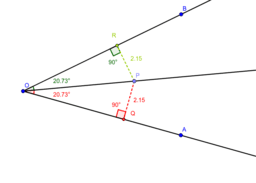 Angle Bisector as a locus. The Incenter of a Triangle
