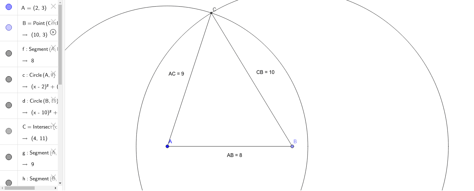 Triangle 6 GeoGebra