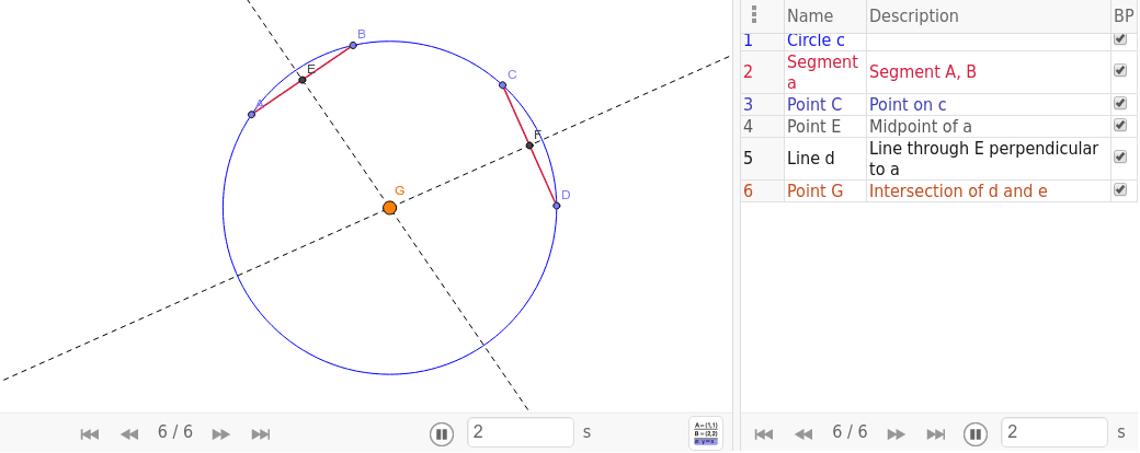 GeoGebra Applet