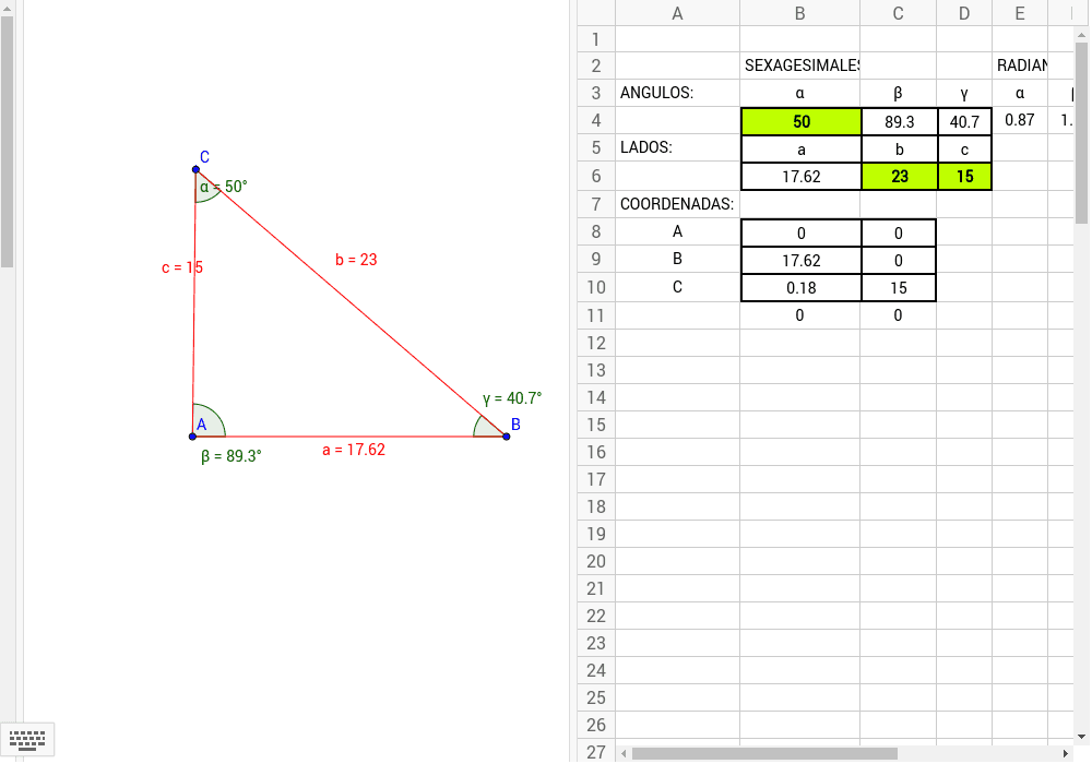 GeoGebra Applet