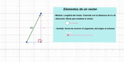 Vectores. 1ºBACH