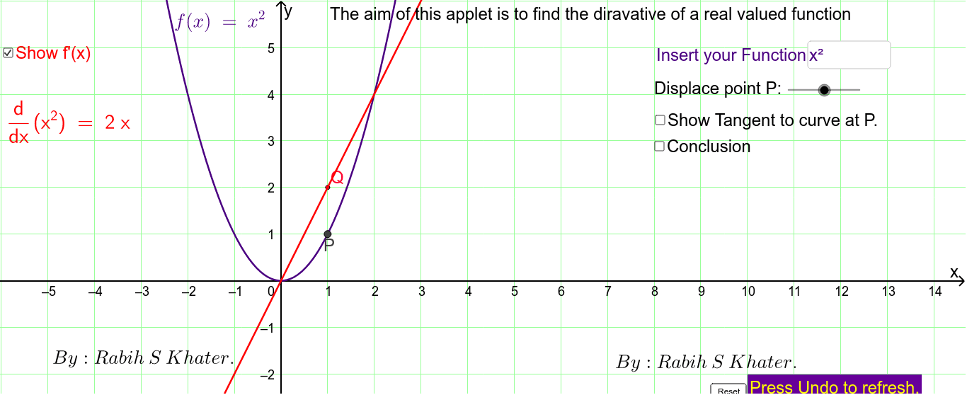 GeoGebra Applet