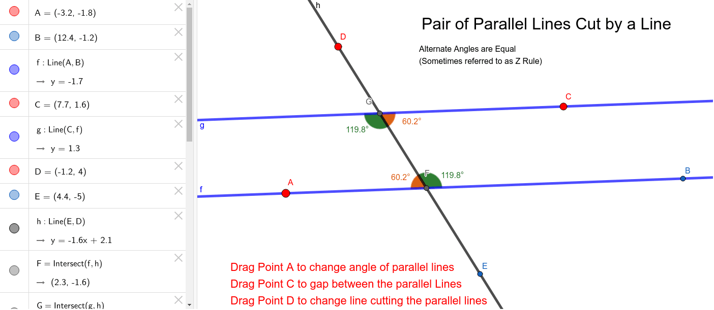 geometry parallel lines