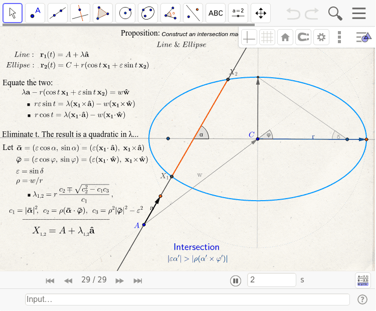 GeoGebra Applet