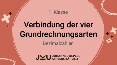 Dezimalzahlen - Verbindung der vier Grundrechenarten