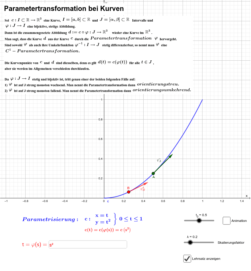GeoGebra Applet
