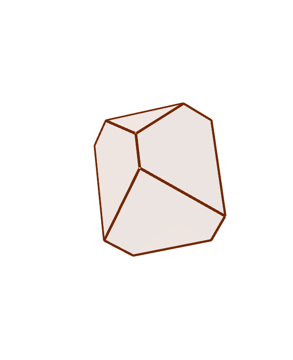 This is a trial version of Durer's solid, the rhombohedron. It is based on the rhombus of 72 degrees. Unfortunately, this is not a real construction, but partly an adjustable fake only. Paina Enter aloittaaksesi