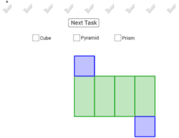 Exploring Nets of Geometric Solids