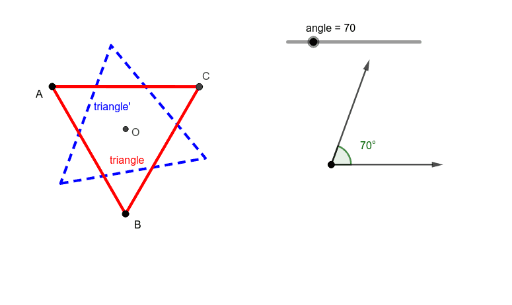 Equilateral Triangle Rotation Puzzle – GeoGebra