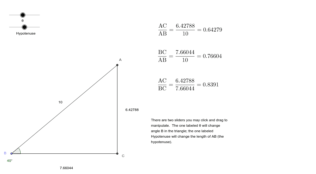 GeoGebra Applet