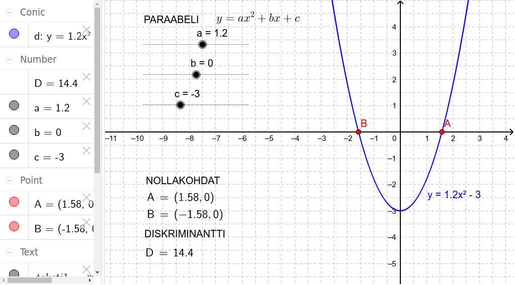 GeoGebra Applet