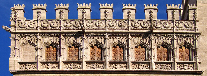 [url=https://commons.wikimedia.org/wiki/File:Llotja_consolat.jpg]Consulado del Mar[/url]. 