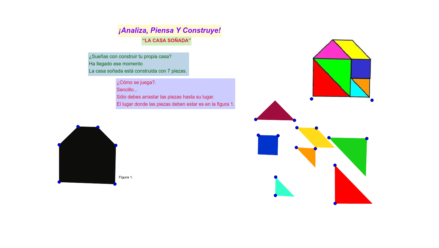 Casa top en tangram