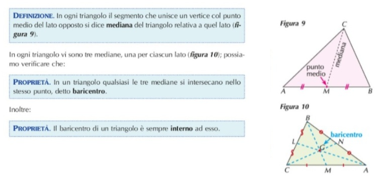 BARICENTRO (punto di incontro delle 3 mediane)