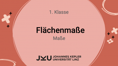 Flächenmaße