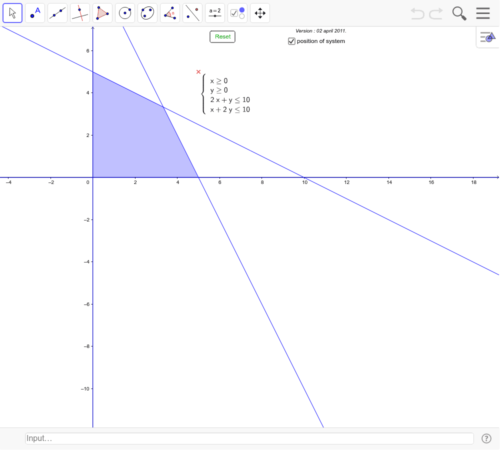 GeoGebra Applet