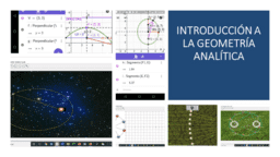 Introducción a la Geometría Analítica