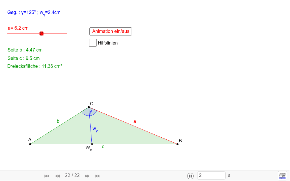 GeoGebra Applet