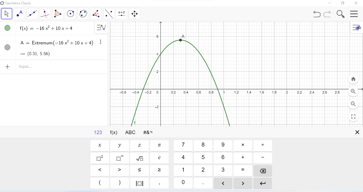 Graph of the Equation "Answer Key"