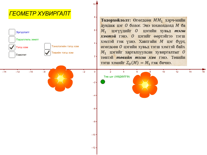 GeoGebra Applet
