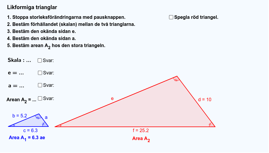 GeoGebra Applet