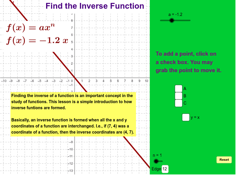 GeoGebra Applet
