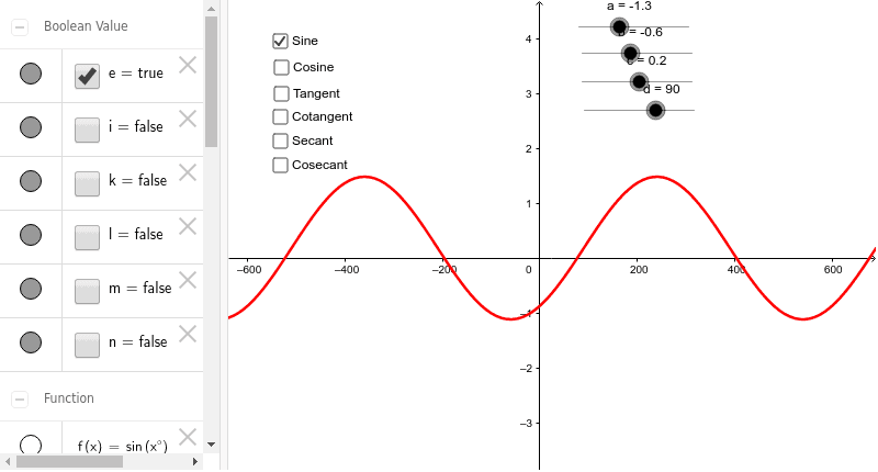 GeoGebra Applet