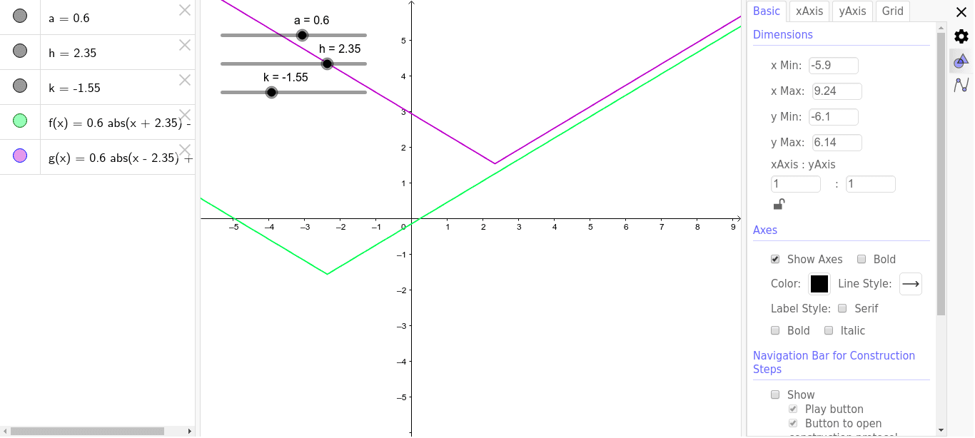 GeoGebra Applet