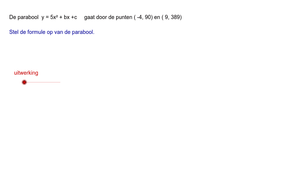 GeoGebra Applet