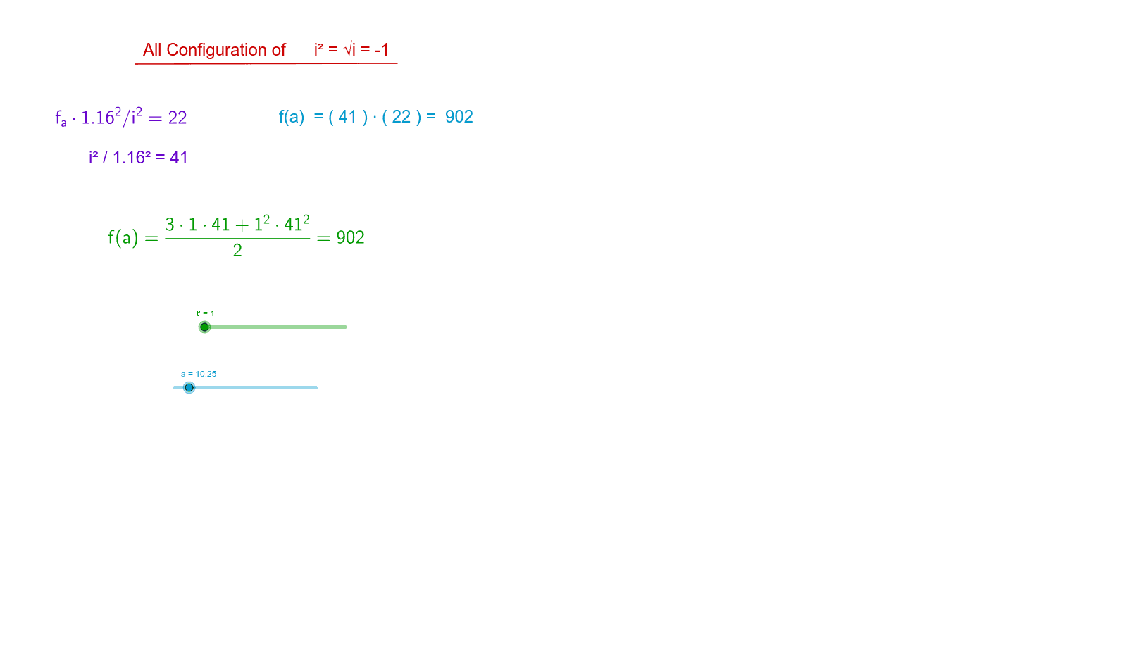 GeoGebra Applet