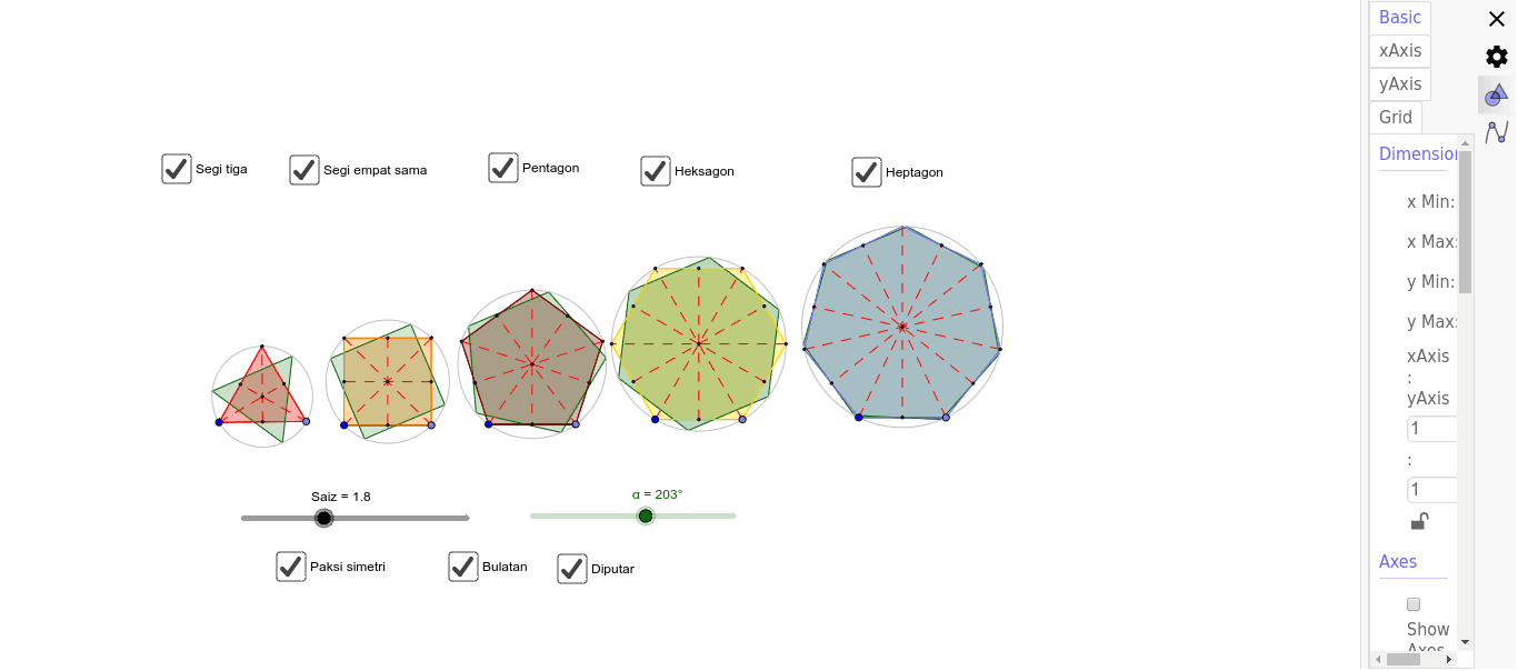 Paksi simetri heptagon