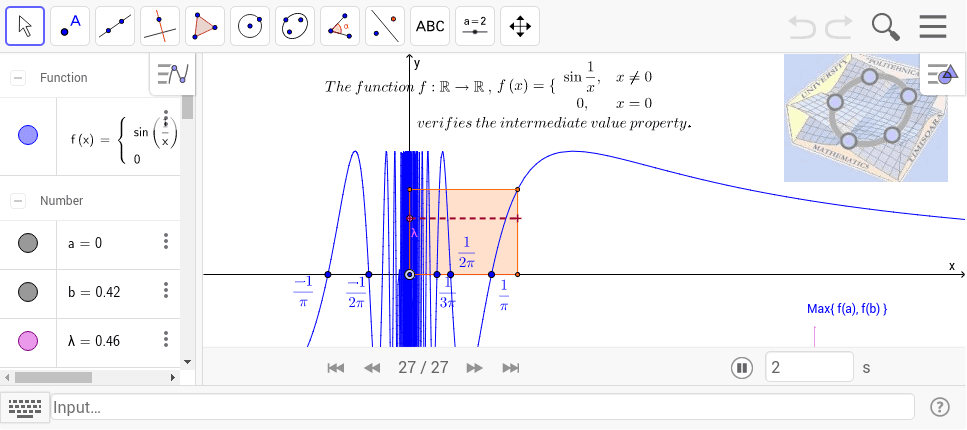 GeoGebra Applet