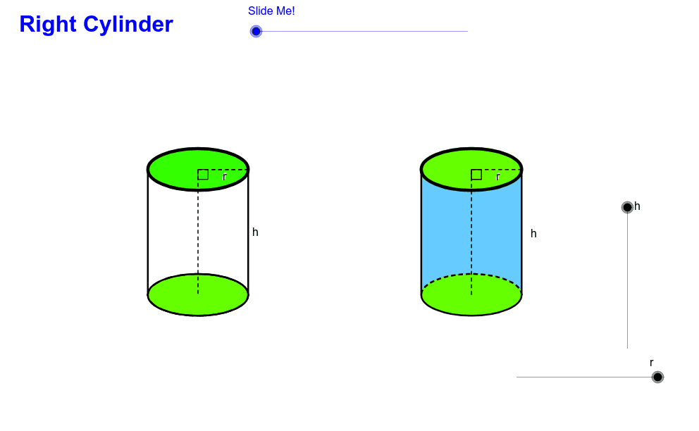 Right Circular Cylinder! GeoGebra