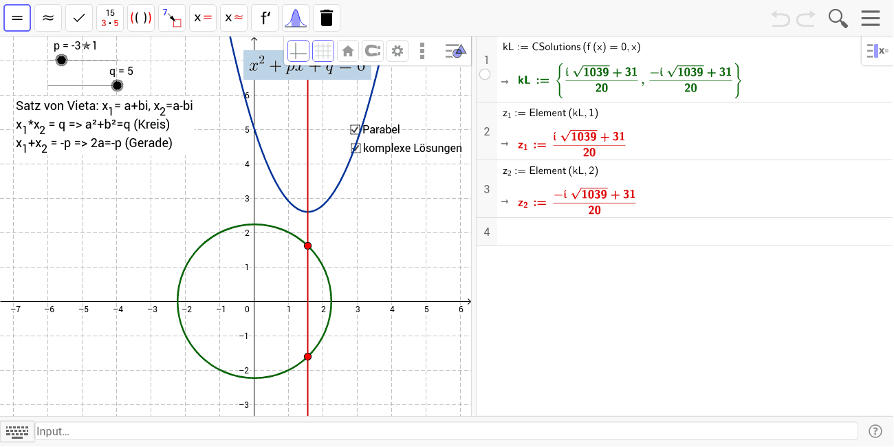 GeoGebra Applet