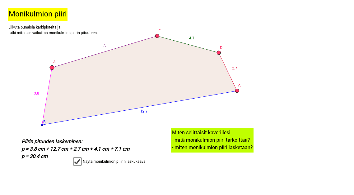 GeoGebra Applet