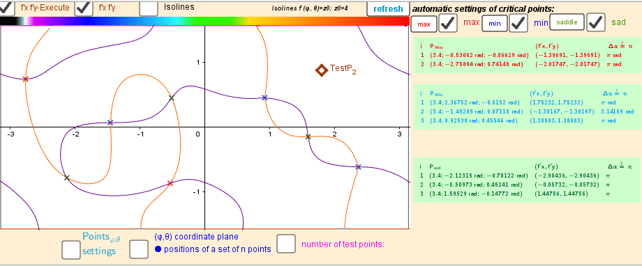 [size=85]Intersection points of implicit functions -solutions of the Lagrange equation. n=3[/size]