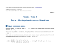 Teoría - 16 - Ángulo entre rectas. Bisectrices.pdf