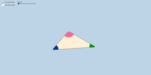 Triangle Angle Theorems – GeoGebra