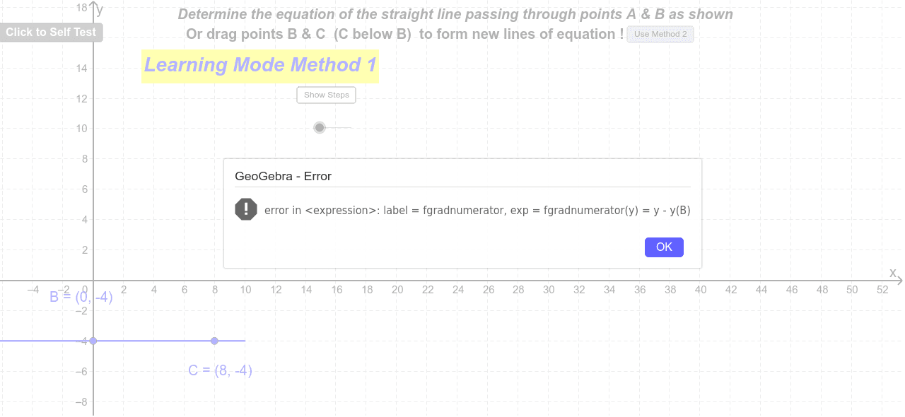 GeoGebra Applet