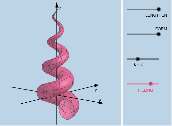 Seashell Surface – GeoGebra