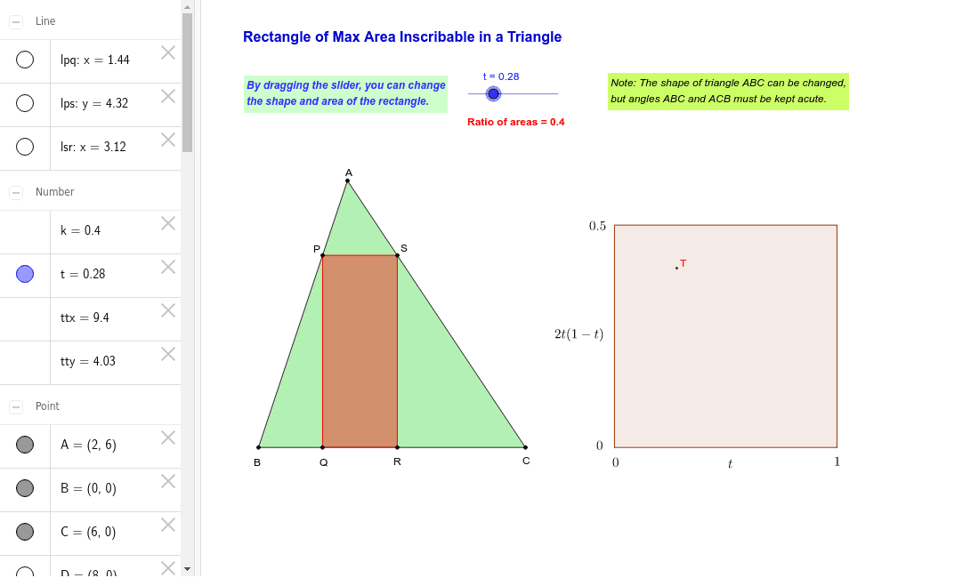 GeoGebra Applet
