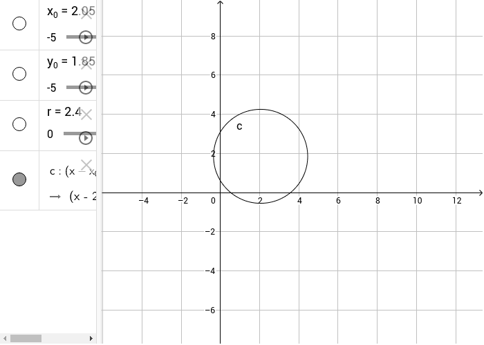 GeoGebra Applet