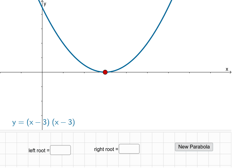 Factor to find roots GeoGebra