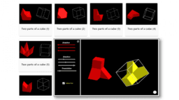 TWO PARTS OF A CUBE