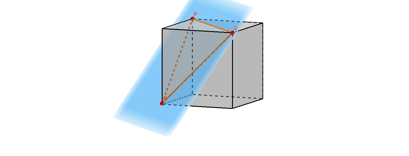 立体の切断 Geogebra