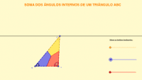 Soma dos ângulos de um triângulo 